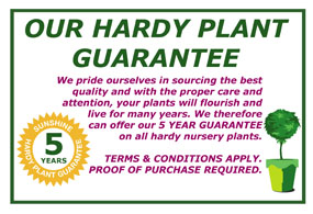 Hardy Plant Guarantee